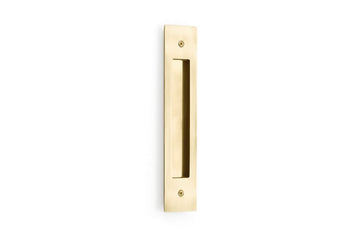 Emtek 221710 MODERN RECTANGULAR FLUSH PULLS With 2" x 10" Overall For 8" C-to-C Door Pull
